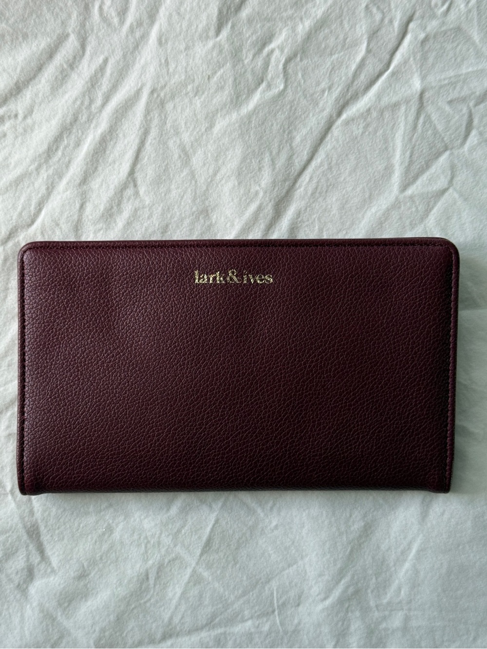 Lark & Ives Bordeaux Burgundy Wallet